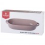 ФОРМА ДЛЯ ЗАПЕКАНИЯ ОВАЛЬНАЯ AGNESS 39*18,5*6,8 СМ 2,2 Л КОРИЧНЕВАЯ (КОР=12ШТ)