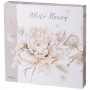 НАБОР ИЗ 2 ТАРЕЛОК ЗАКУСОЧНЫХ LEFARD "WHITE FLOWER" 20,5 СМ (КОР=16ШТ.)