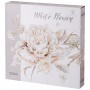 НАБОР ИЗ 2 ТАРЕЛОК ОБЕДЕННЫХ  LEFARD "WHITE FLOWER" 25,5 СМ СЕРЫЙ (КОР=12ШТ.)