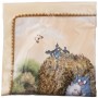 СУМКА "СИНИЕ КОТЫ.ПРО ЛЮБОВЬ",30Х40СМ,КРЕМ, 100% ХЛОПОК,ТВИЛ