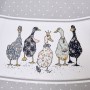 СКАТЕРТЬ КРУГЛАЯ "FAMILY FARM" 150 СМ ,100% ХЛОПОК,СЕРЫЙ ,ТВИЛ, ПРОПИТКА